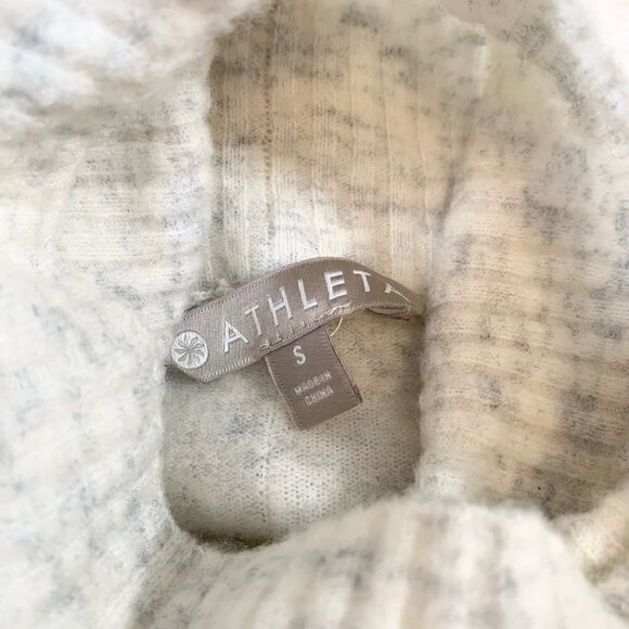Athleta Transit merino wool blend long sleeve pullover turtleneck sweater - Picture 7 of 11